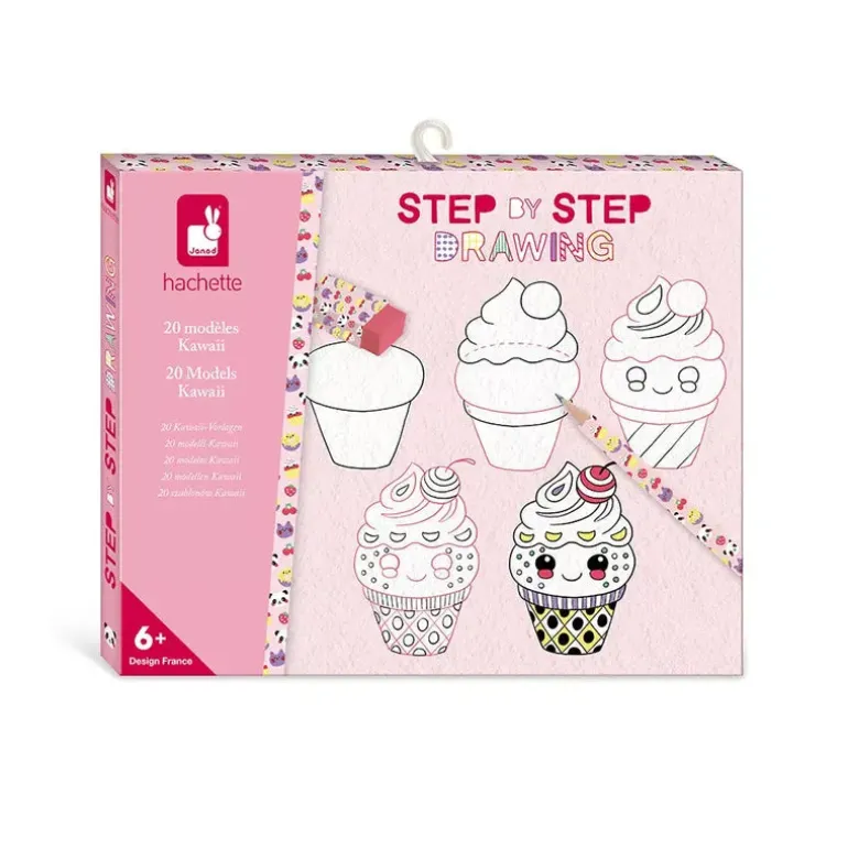 Janod Step By Step Drawing 20 Models Kawaii