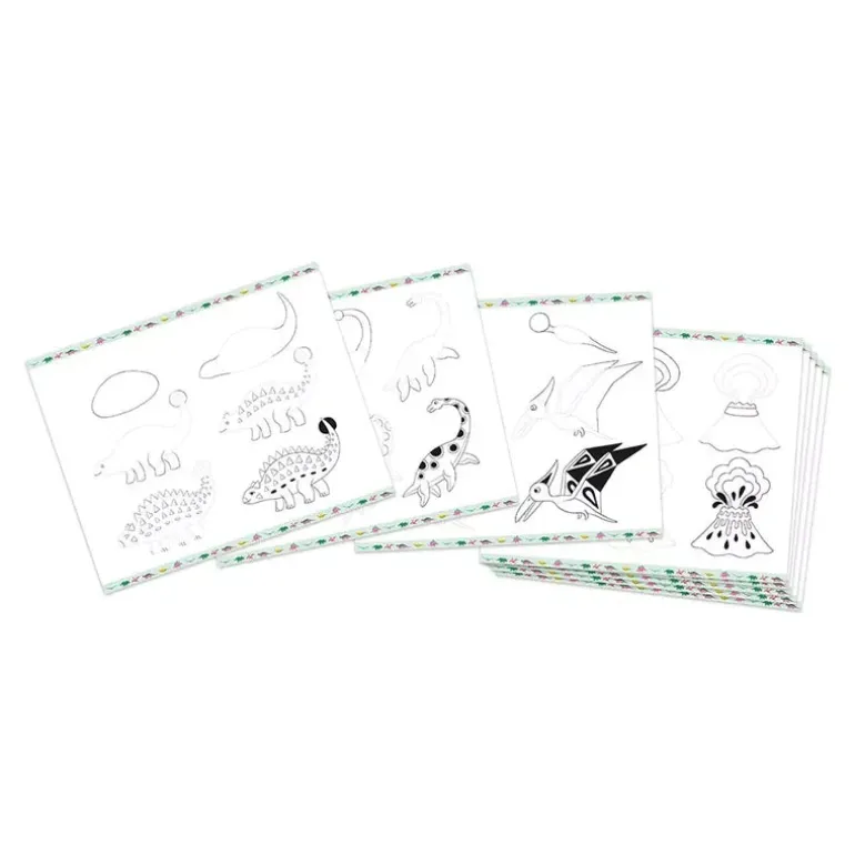Janod Step By Step Drawing 20 Models Dinos