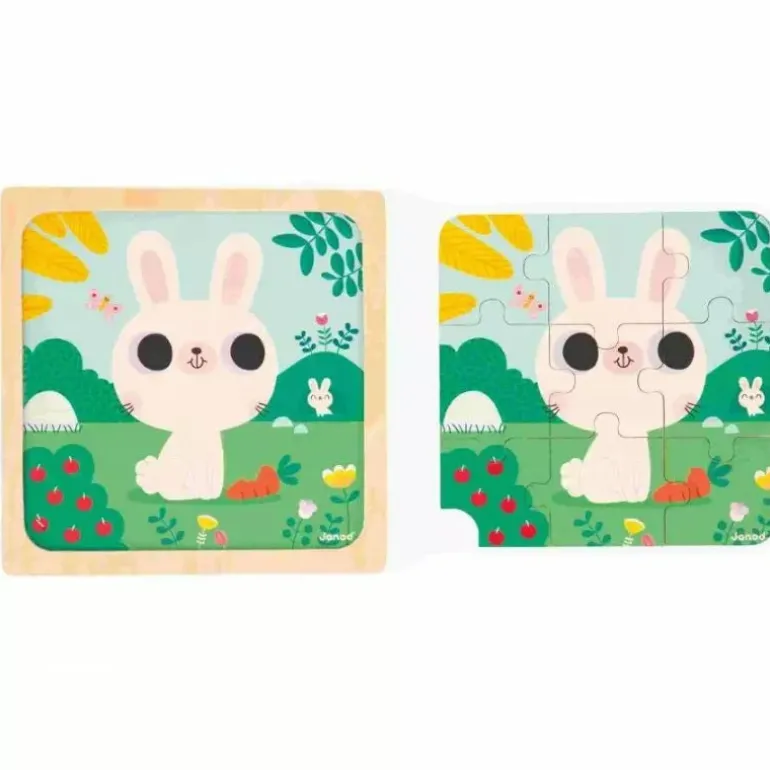 Janod White Rabbit Puzzle