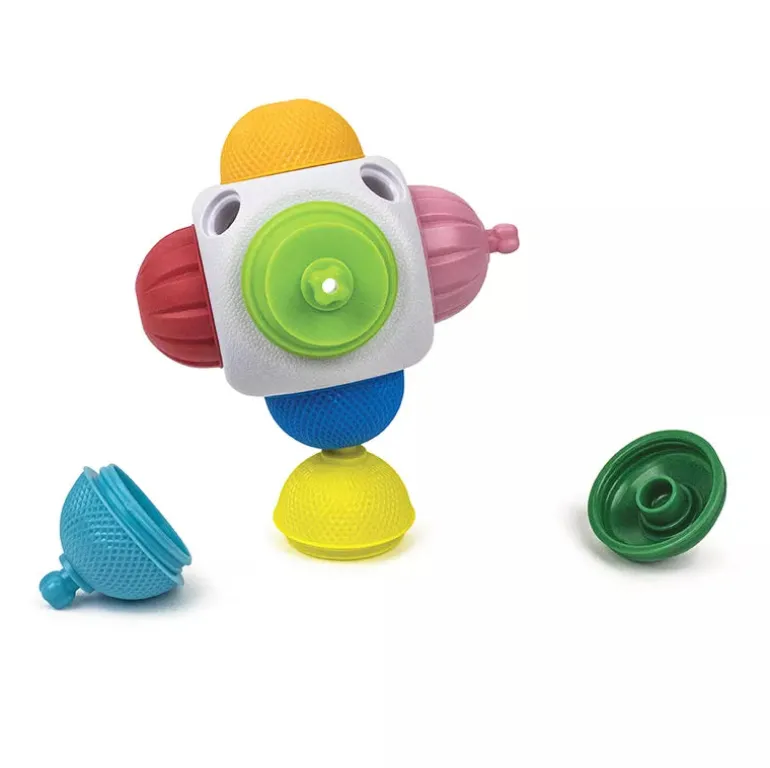 Lalaboom Mini Cube & 4 Beads- 9 PCS