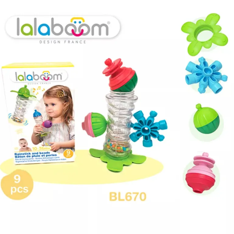Lalabooom Rain Stick 7 Beads - 9 PCS