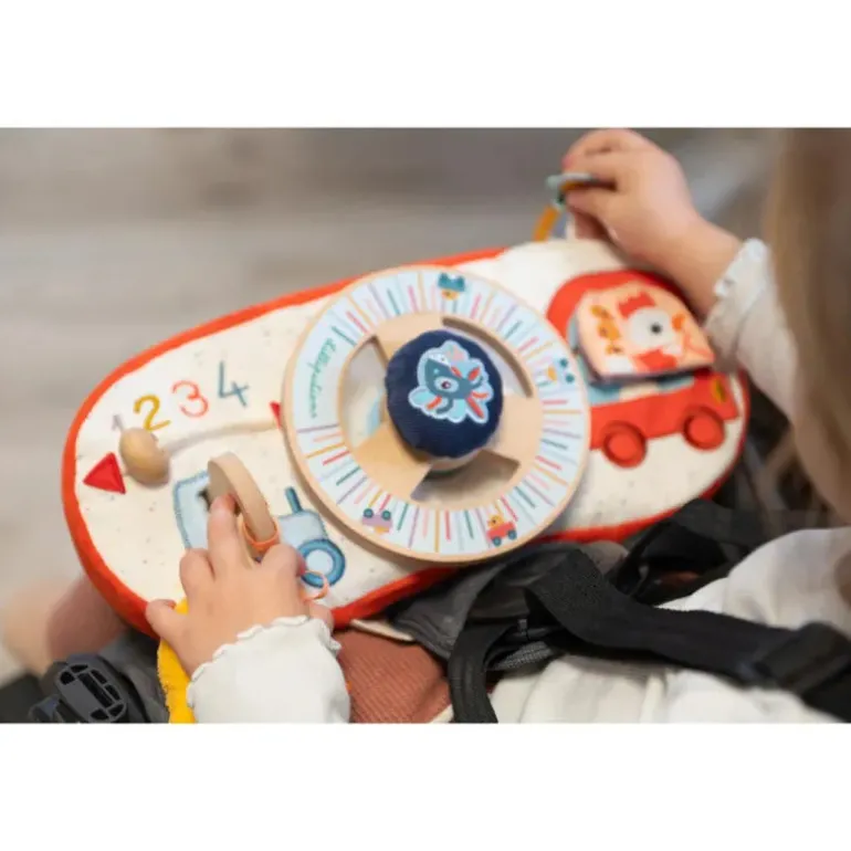 Lilliputiens Farm Car Activity Panel