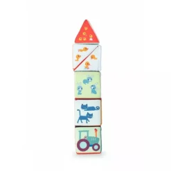 Lilliputiens Farm House Stacking Cubes