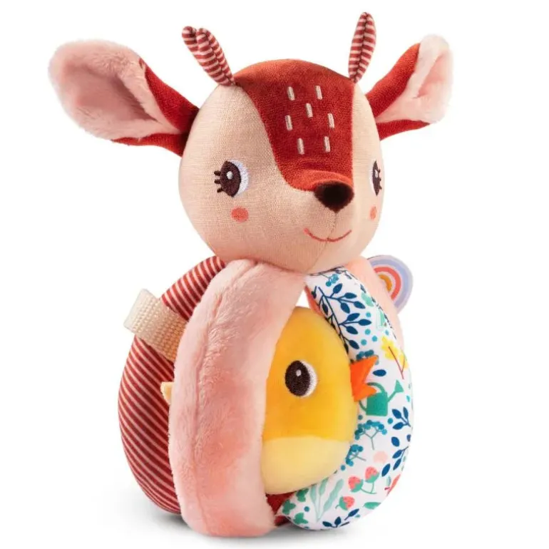 Lilliputiens I'm Discovering Stella The Faon Rattle With Handles