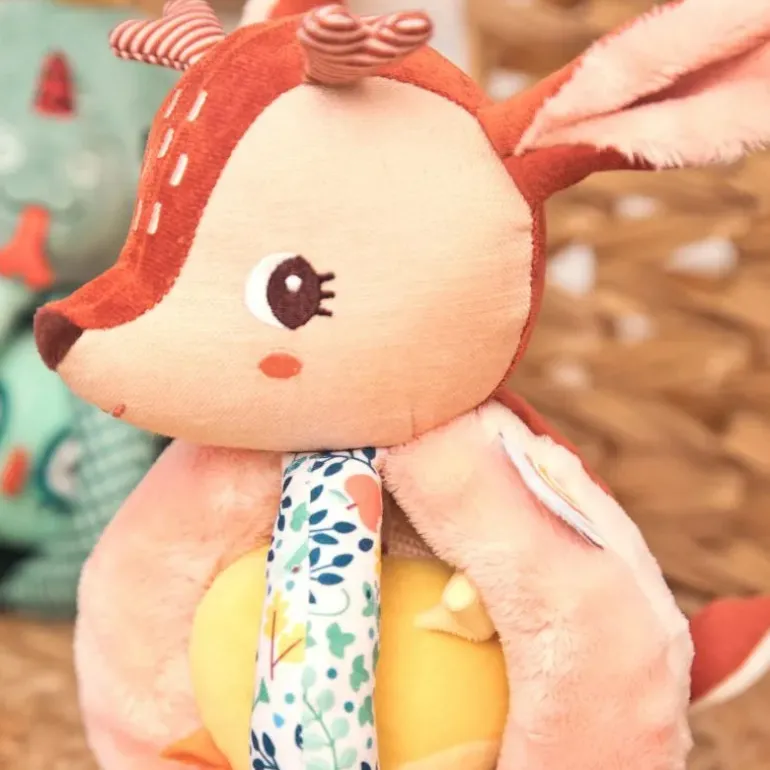 Lilliputiens I'm Discovering Stella The Faon Rattle With Handles