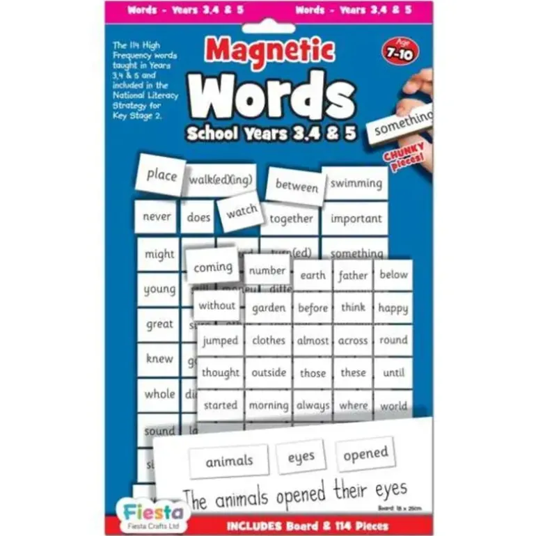 Magnetic First Words - 7 to 10 Years