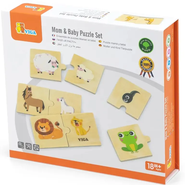Mom & Baby Puzzle Set