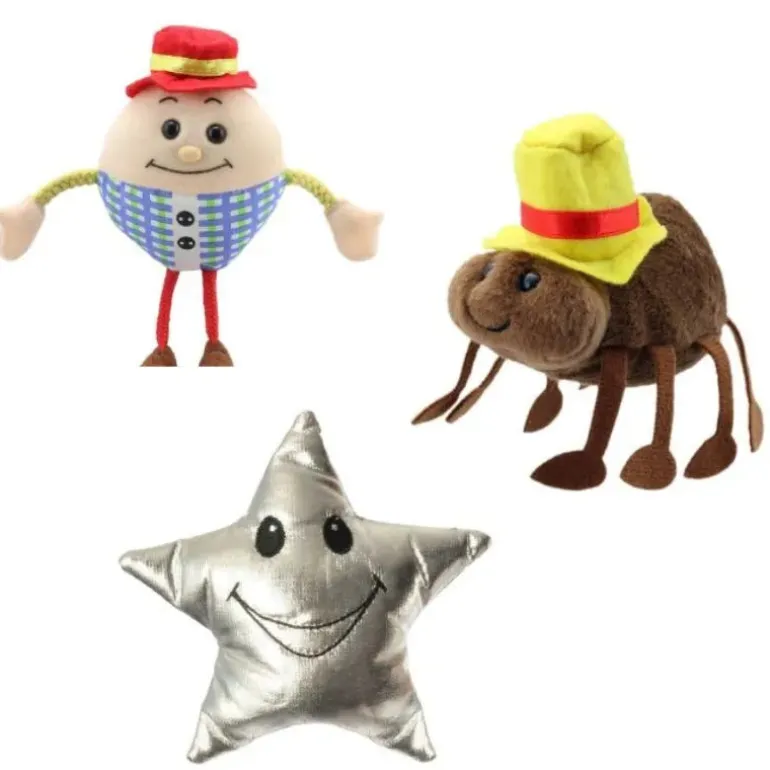 Nursery Rhymes Finger Puppets Pack of 3
