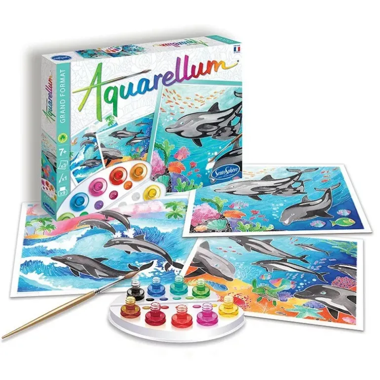 Sentosphere Aquarellum Dolphins