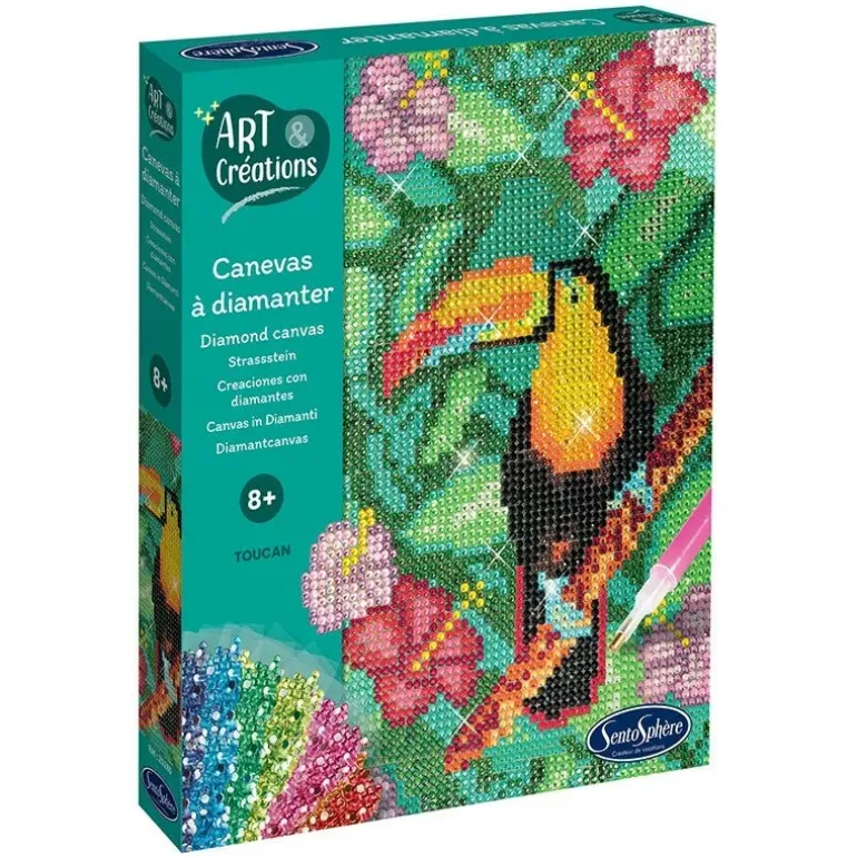 Sentosphere Diamond Canvas Toucan