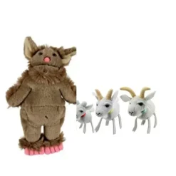 The Puppet Company 3 Billy Goats Gruff Finger Puppets