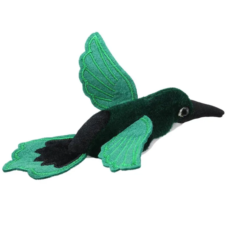 The Puppet Company Finger Puppet Hummingbird Green